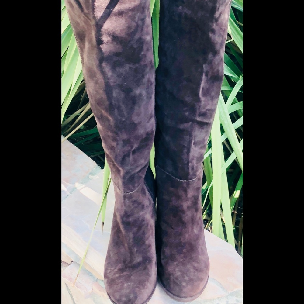 Suede boots by michael shannon